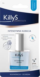 Killy`s Salon Results Vitamin Booster witaminowa bomba intensywna kuracja odżywka do osłabionych i łamiących się paznokci 10ml 1