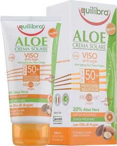 Equilibra EQUILIBRA_Aloe Anti-Aging Sun Face Cream SPF50+ aloesowy przeciwzmarszczkowy krem przeciwsłoneczny 75ml 1