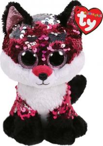 Meteor Maskotka TY Beanie Boos Flippables cekinowy lis 15 cm 1