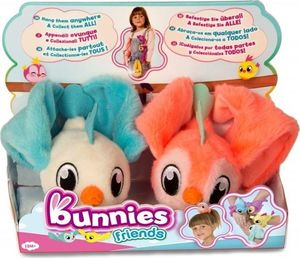 Tm Toys Pluszowy ptak Bunnies Friends 2-pack biało-niebieski i pomarańczowy (BUN097223/97834) 1