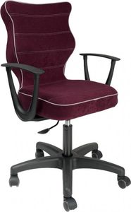 Krzesło biurowe Entelo Norm Visto Bordowy 1