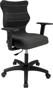 Krzesło biurowe Entelo UNI Deco Czarne 1