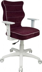 Krzesło biurowe Entelo Duo Visto Bordowy 1