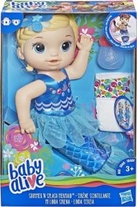 Hasbro Baby Alive Lala Migocząca Syrenka blondynka (E3693) 1