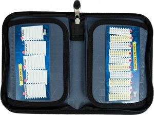 Piórnik St. Majewski Piórnik dwuklapkowy bez wyposażenia ST.RIGHT PC-03 Tęczowe ptaki 2