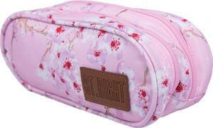 Piórnik St. Majewski Saszetka dwukomorowa ST.RIGHT PU-02 Kwiat wiśni 2