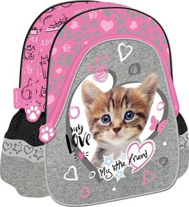 St. Majewski Plecak szkolno-wycieczkowy My Little Friend Kot różowy 1