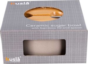 Husla Cukiernica ceramiczna z łyżeczką (HYGGE) 2