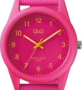 Zegarek Q&Q Zegarek QQ VS12-009 Różowy Młodzieżowy uniwersalny 3