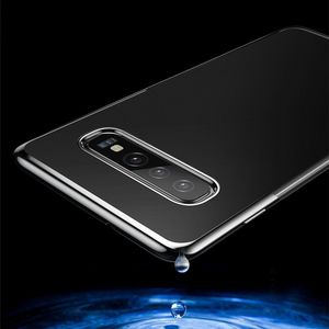 Baseus Baseus Shining Case żelowe etui pokrowiec o metalicznych wykończeniach Samsung Galaxy S10 niebieski (ARSAS10-MD03) uniwersalny 11