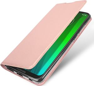 Dux Ducis Skin Pro etui pokrowiec z klapką Motorola Moto G7 / G7 Plus różowy uniwersalny 4