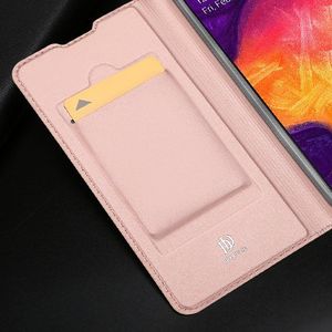 Dux Ducis Skin Pro etui pokrowiec z klapką Samsung Galaxy A50 złoty uniwersalny 12