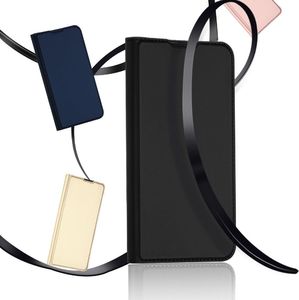 Dux Ducis Skin Pro etui pokrowiec z klapką Samsung Galaxy A50 złoty uniwersalny 13