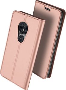 Dux Ducis Skin Pro etui pokrowiec z klapką Motorola Moto G7 Play różowy uniwersalny 2