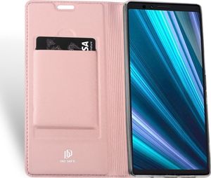 Dux Ducis Skin Pro etui pokrowiec z klapką Sony Xperia 1 różowy uniwersalny 3