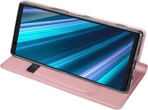 Dux Ducis Skin Pro etui pokrowiec z klapką Sony Xperia 1 różowy uniwersalny 5