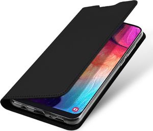Dux Ducis Skin Pro etui pokrowiec z klapką Samsung Galaxy A50 czarny uniwersalny 4