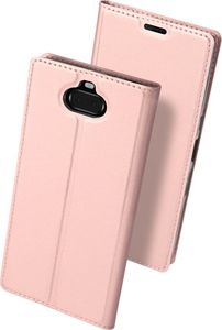 Dux Ducis Skin Pro etui pokrowiec z klapką Sony Xperia 10 Plus różowy uniwersalny 2
