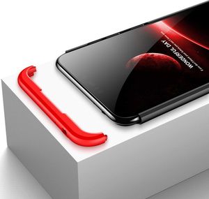 GKK 360 Protection Case etui na całą obudowę przód + tył Huawei Y7 2019 / Y7 Prime 2019 czerwony uniwersalny 5