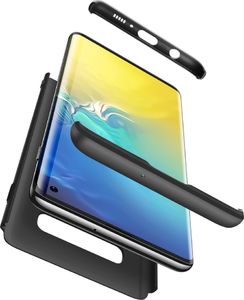 GKK 360 Protection Case etui na całą obudowę przód + tył Samsung Galaxy S10 Plus czarny uniwersalny 6