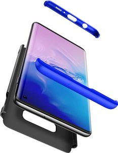 GKK 360 Protection Case etui na całą obudowę przód + tył Samsung Galaxy S10e czarno-niebieski uniwersalny 6