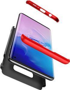 GKK 360 Protection Case etui na całą obudowę przód + tył Samsung Galaxy S10e czarno-czerwony uniwersalny 6
