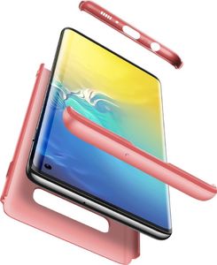 GKK GKK 360 Protection Case etui na całą obudowę przód + tył Samsung Galaxy S10 różowy uniwersalny 6