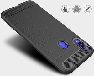 Hurtel Carbon Case elastyczne etui pokrowiec Xiaomi Redmi Note 7 czarny uniwersalny 2
