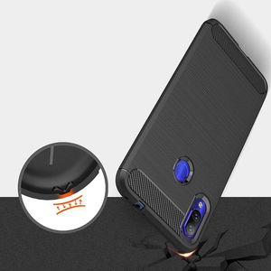 Hurtel Carbon Case elastyczne etui pokrowiec Xiaomi Redmi Note 7 czarny uniwersalny 5