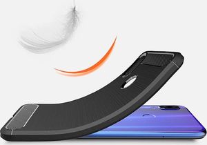 Hurtel Carbon Case elastyczne etui pokrowiec Xiaomi Redmi Note 7 niebieski uniwersalny 4