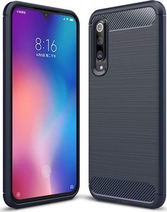 Hurtel Carbon Case elastyczne etui pokrowiec Xiaomi Mi 9 niebieski uniwersalny 1