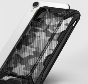 Ringke Ringke Fusion X Design etui pancerny pokrowiec z ramką iPhone XR czarny (XDSG0016) uniwersalny 3