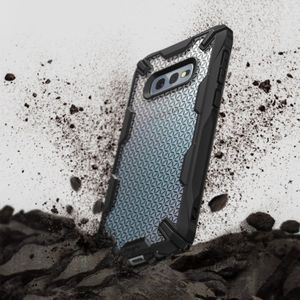 Ringke Ringke Fusion X Design etui pancerny pokrowiec z ramką Samsung Galaxy S10e czarny Camo Black (XDSG0011-RPKG) uniwersalny 8