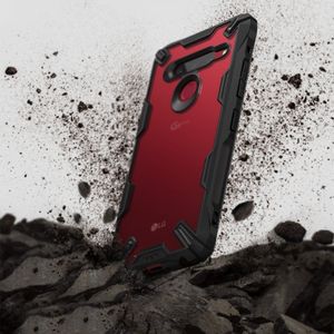 Ringke Ringke Fusion X etui pancerny pokrowiec z ramką LG G8 ThinQ czarny (FXLG0006) uniwersalny 2