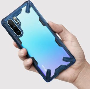 Ringke Ringke Fusion X etui pancerny pokrowiec z ramką Huawei P30 Pro niebieski (FXHW0016) uniwersalny 8