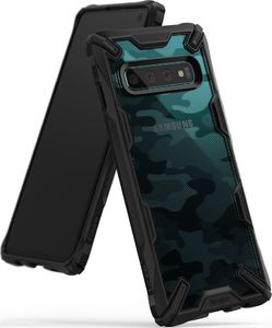 Ringke Ringke Fusion X Design etui pancerny pokrowiec z ramką Samsung Galaxy S10 czarny Camo Black (XDSG0001) uniwersalny 1
