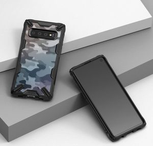 Ringke Ringke Fusion X Design etui pancerny pokrowiec z ramką Samsung Galaxy S10 czarny Camo Black (XDSG0001) uniwersalny 2