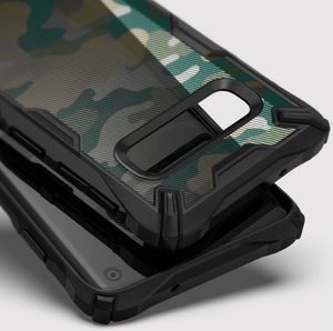 Ringke Ringke Fusion X Design etui pancerny pokrowiec z ramką Samsung Galaxy S10 czarny Camo Black (XDSG0001) uniwersalny 5