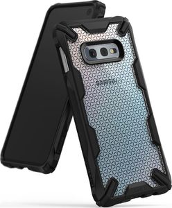 Ringke Ringke Fusion X Design etui pancerny pokrowiec z ramką Samsung Galaxy S10e czarny Hexagon Black (XDSG0014) uniwersalny 1