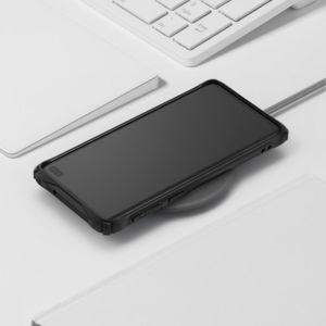 Ringke Ringke Fusion X Design etui pancerny pokrowiec z ramką Samsung Galaxy S10 Plus czarny Carbonfiber Black (XDSG0010) uniwersalny 4