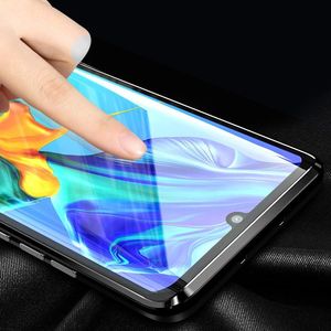 Wozinsky Wozinsky Full Magnetic Case magnetyczne etui 360 pokrowiec na przód i tył + szkło Huawei P30 Pro czarno-przezroczysty uniwersalny 2