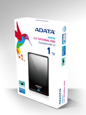 Dysk zewnętrzny HDD ADATA HDD 1 TB Czarny (AHV6201TU3CBK) 2