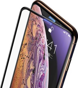 Baseus Baseus Full-screen szkło hartowane 3D Anti-Blue Light na cały ekran z osłoną na głośnik Apple iPhone XS Max czarny (SGAPIPH65-WB01) uniwersalny 2