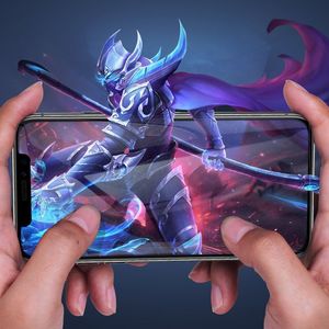 Baseus Baseus Rigid-edge Tempered Glass matowe szkło hartowane 3D 0,3 mm ze wzmocnioną ramką Apple iPhone XS Max czarny (SGAPIPH65-KM01) uniwersalny 4