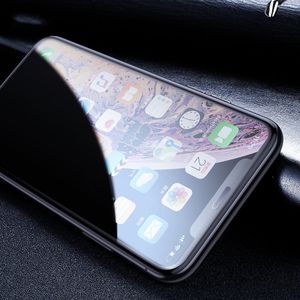Baseus Baseus Full-screen szkło hartowane 3D Privacy na cały ekran z filtrem prywatyzującym i osłoną na głośnik Apple iPhone XS / X czarny (SGAPIPH58-WC01) uniwersalny 15