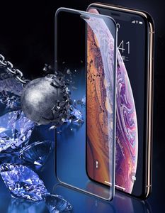 Baseus Baseus Full-screen szkło hartowane 3D na cały ekran z osłoną na głośnik Apple iPhone XS / X czarny (SGAPIPH58-WA01) uniwersalny 12