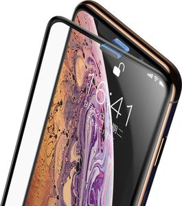 Baseus Baseus Full-screen szkło hartowane 3D na cały ekran z osłoną na głośnik Apple iPhone XS / X czarny (SGAPIPH58-WA01) uniwersalny 2