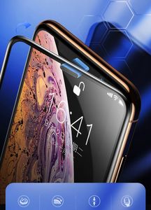 Baseus Baseus Full-screen szkło hartowane 3D Anti-Blue Light na cały ekran z osłoną na głośnik Apple iPhone XS / X czarny (SGAPIPH58-WB01) uniwersalny 8