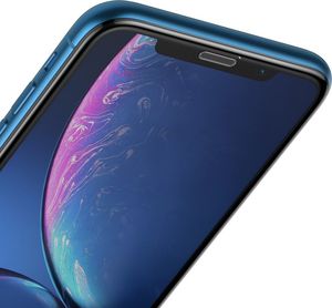 Baseus Baseus Full-screen szkło hartowane 3D na cały ekran z osłoną na głośnik Apple iPhone XR czarny (SGAPIPH61-WA01) uniwersalny 6