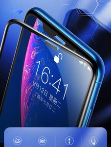 Baseus Baseus Full-screen szkło hartowane 3D na cały ekran z osłoną na głośnik Apple iPhone XR czarny (SGAPIPH61-WA01) uniwersalny 8